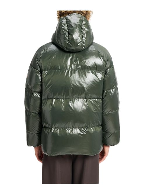 Pyrenex Sten hooded unisex down jacket deep-khaki piumino Pyrenex | HUY0223170 DEEP KHAKI